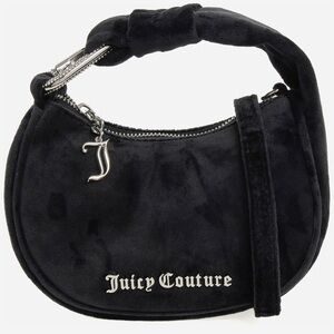 JUICY COUTURE
Black Velour Regatta Hobo Bag UU